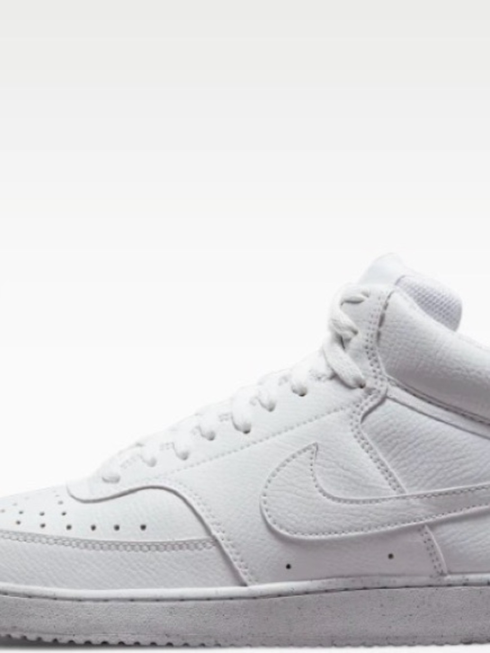 Nike Men's White High-Top Basketball Sneaker